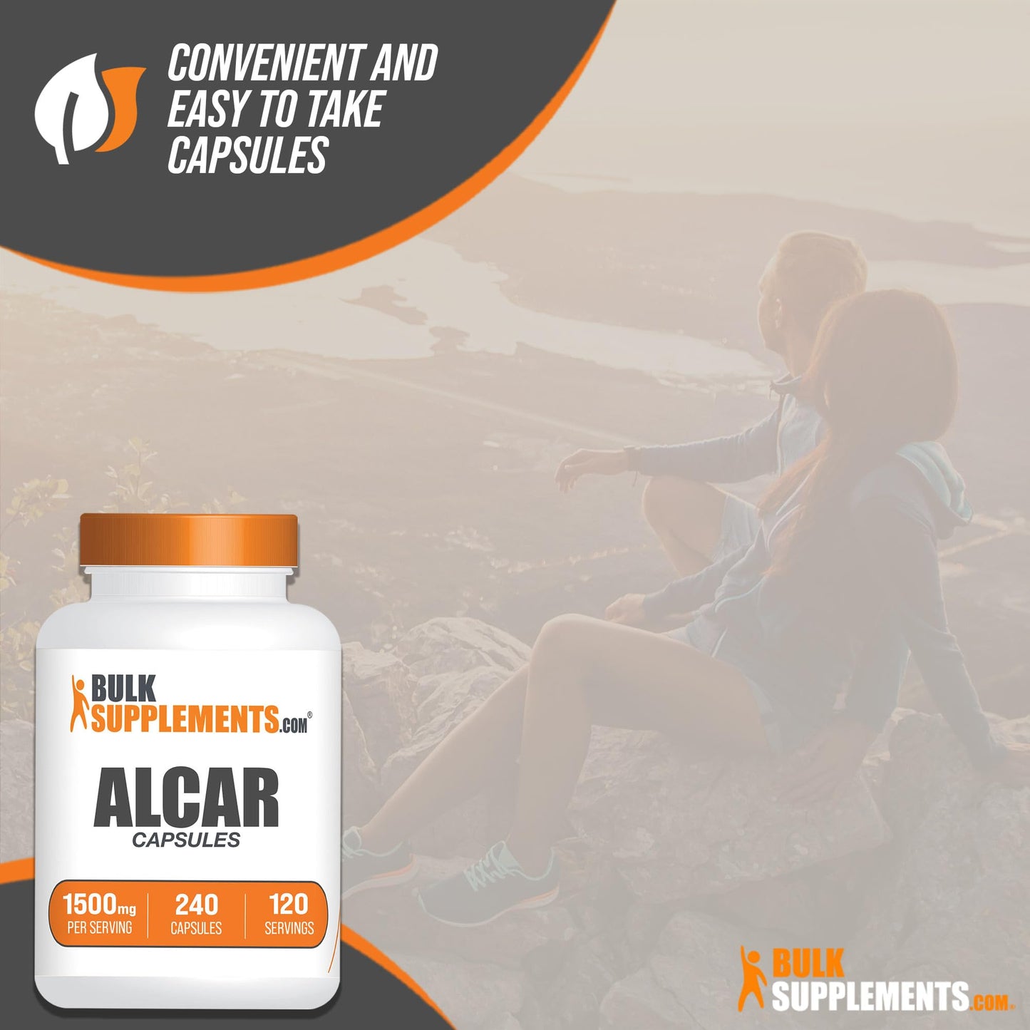 BULKSUPPLEMENTS.COM Acetyl L-Carnitine Capsules - ALCAR HCl, Carnitine Supplement