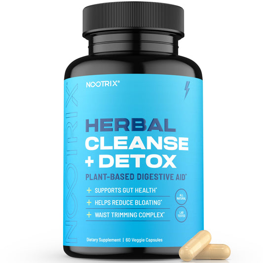 Nootrix Herbal Cleanse + Detox Cleanse for Weight Loss Products | 15 Day Gut Cleanse 