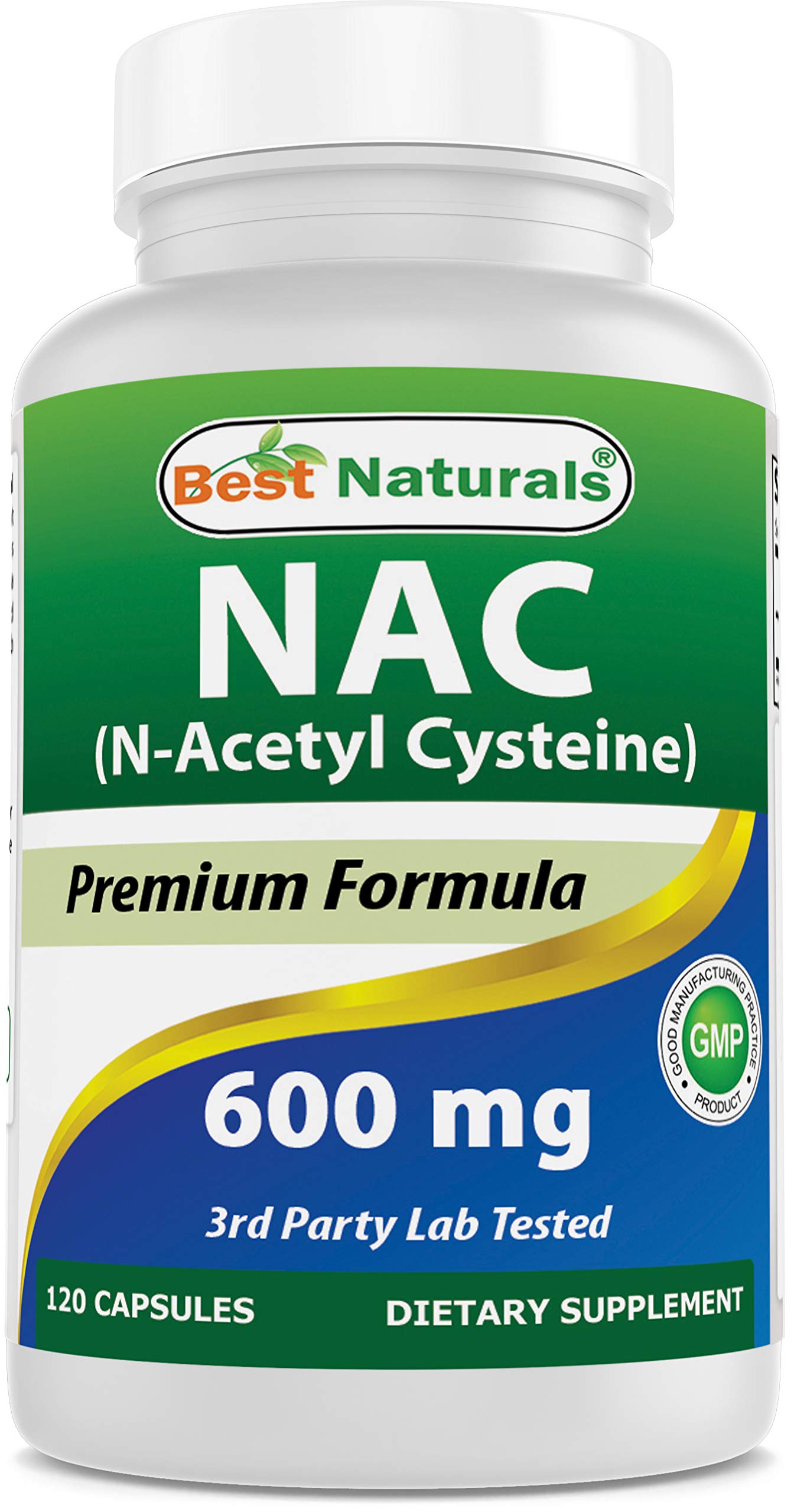 Best Naturals NAC - N Acetyl Cysteine 600 mg 120 Capsules - n Acetyl cysteine 