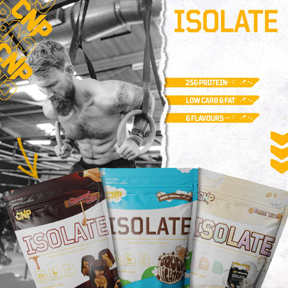 CNP Professional Isolate, Premium Whey Protein Isolate, 26g Protein, 1.6kg & 900g, 53/30 Servings