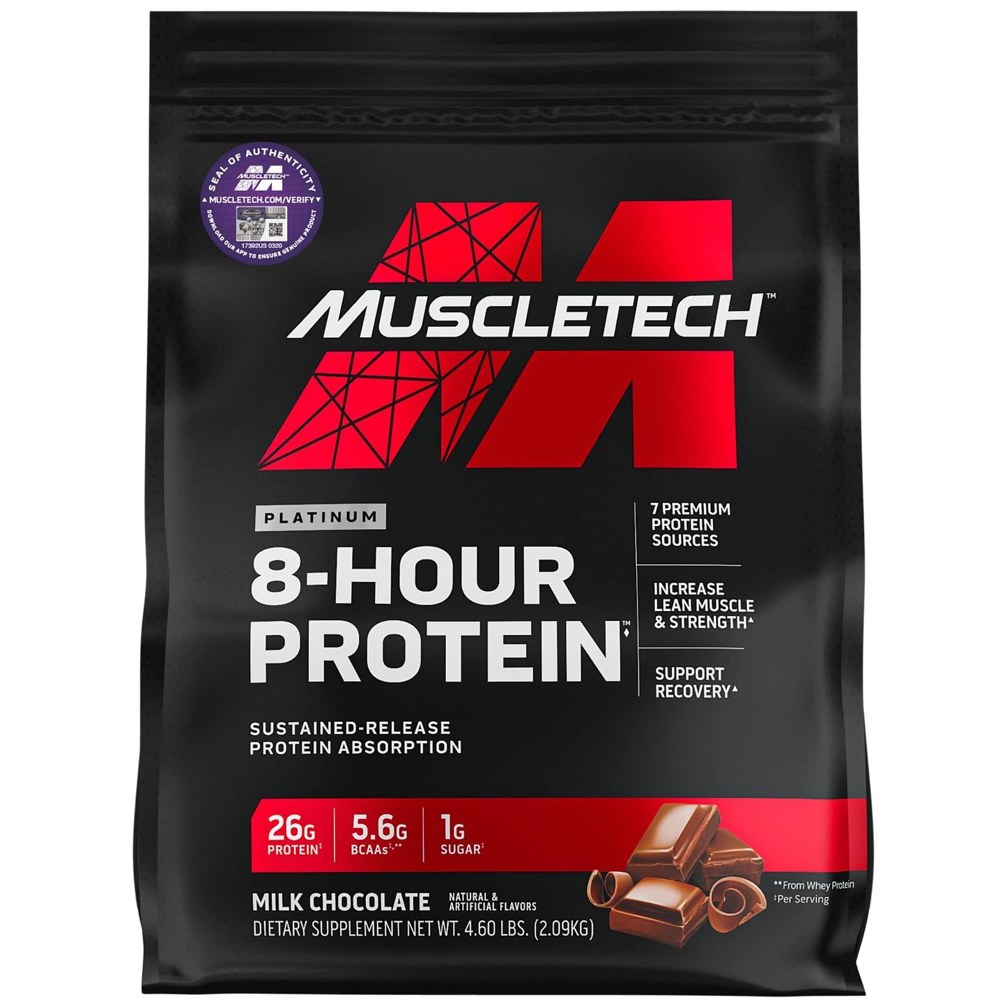 Whey Protein Powder | MuscleTech Phase8 Protein Powder | Whey & Casein