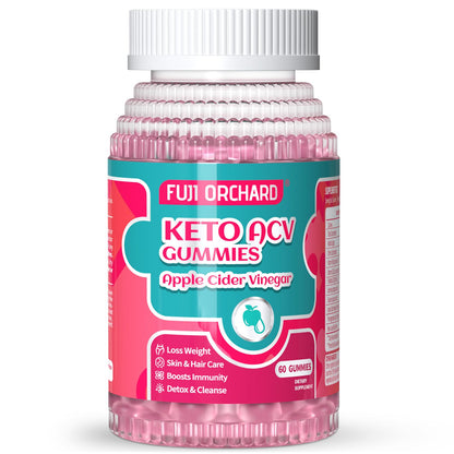 FUJI ORCHARD Keto Acv Gummies, 1500mg Keto Acv Gummies Advanced Weight Loss 