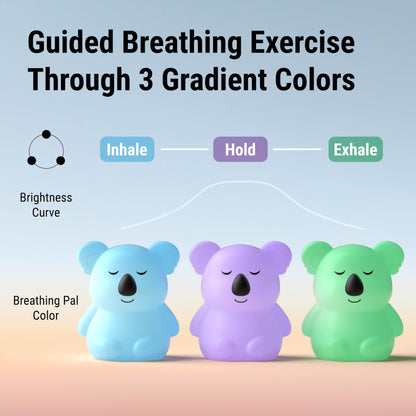 Breathing Pal 'Kyle'- Squishy Mindfulness Visual Breathing Guide, 3 Breathing Modes