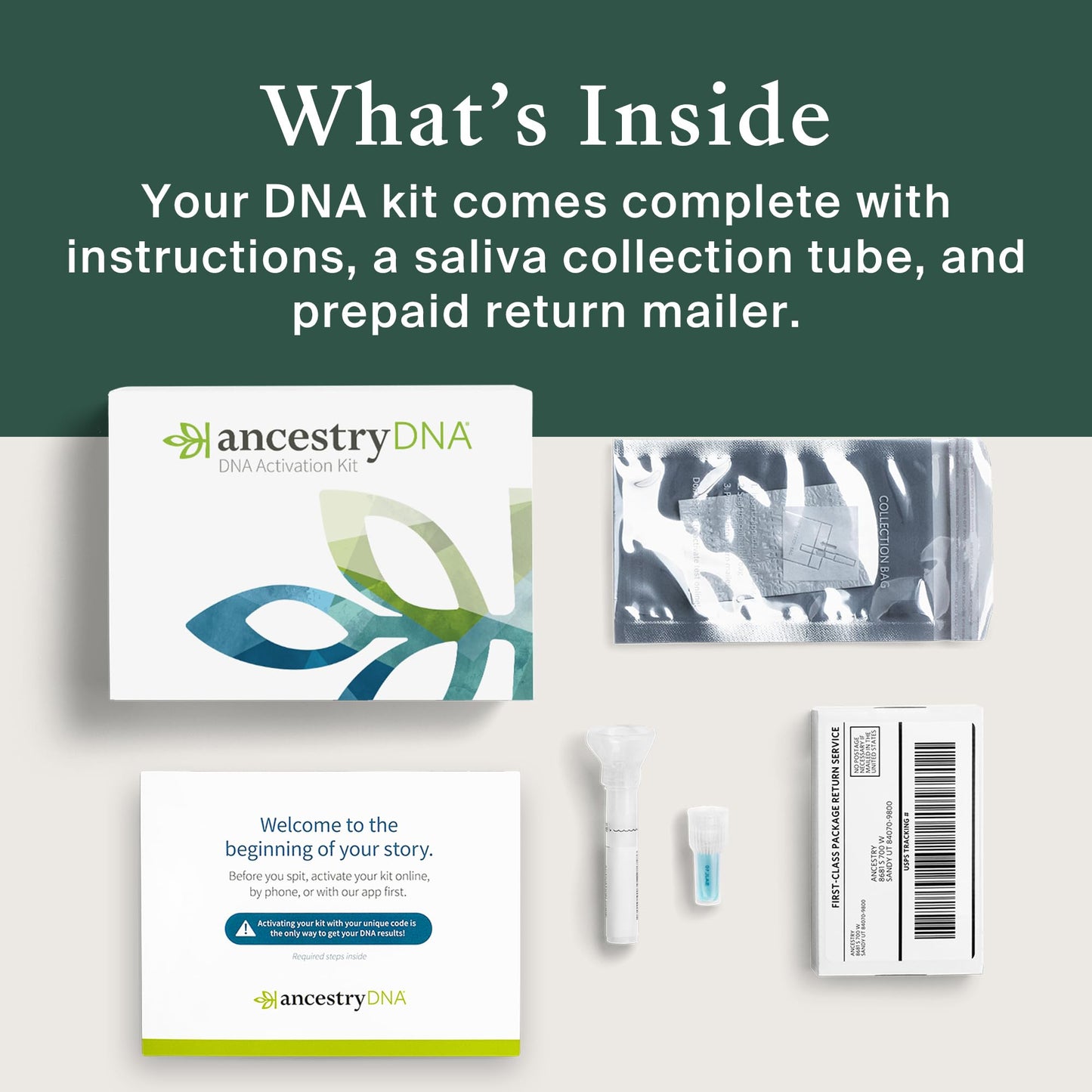 AncestryDNA Genetic Test Kit: Personalized Genetic Results, DNA Ethnicity Test, Origins