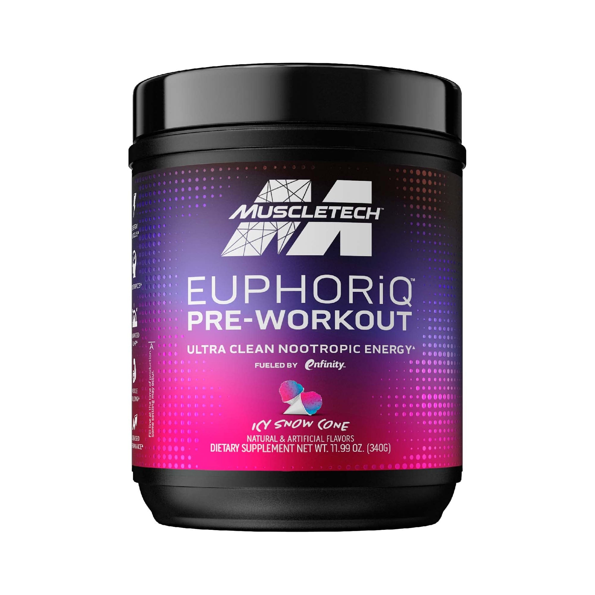 MuscleTech Pre Workout Powder EuphoriQ PreWorkout Smart Pre Workout Powder for Men