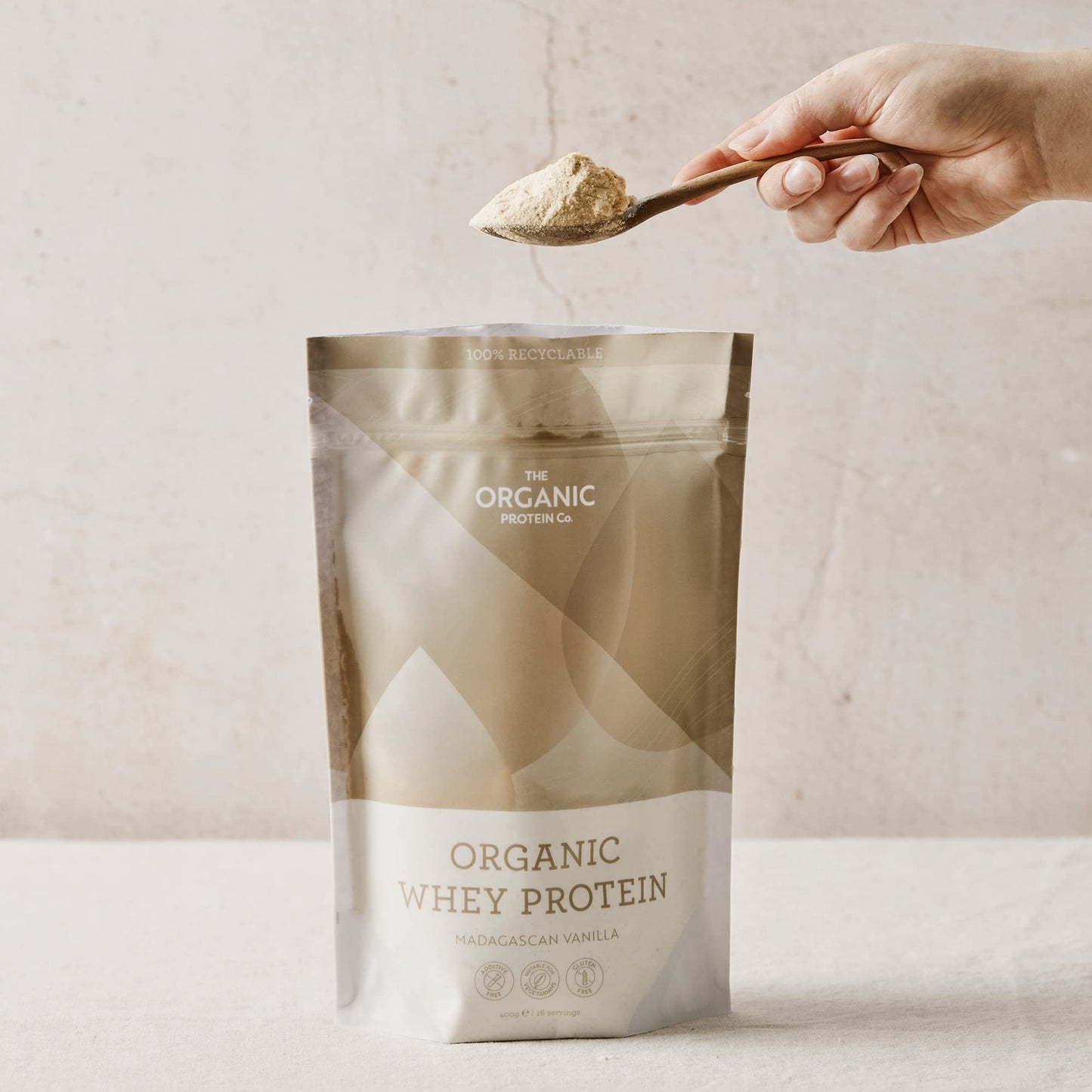 The Organic Protein Co. - Madagascan Vanilla Organic Whey Protein Powder