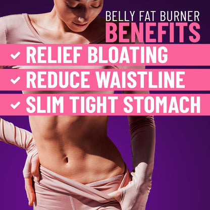 Helix Heal Belly Fat Burner for Women - Lose Stomach Fat w/Softgel Diet Pills