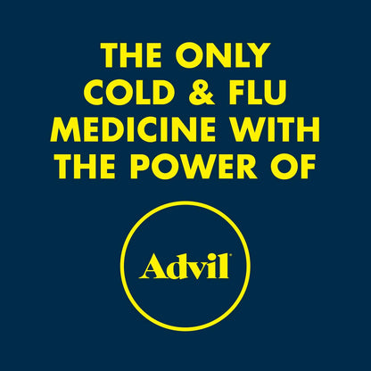 Advil Multi Symptom Cold and Flu Medicine, Cold Medicine for Adults with Ibuprofen, Phenylephrine HCL