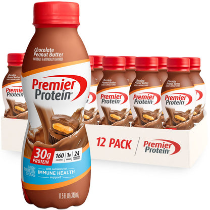 Premier Protein Powder, Chocolate Milkshake, 30g Protein, 1g Sugar, 100% Whey Protein