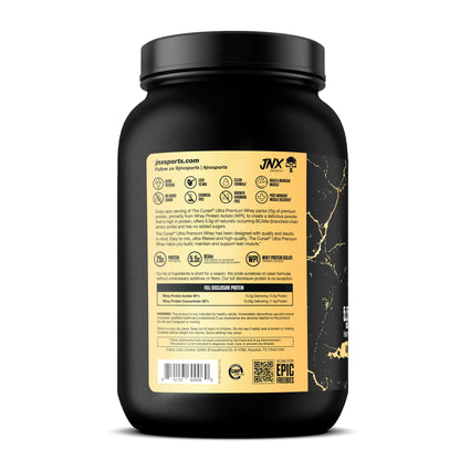 JNX SPORTS The Curse! Ultra Premium Whey Protein Powder Vanilla Bean 2lb | 25g Protein