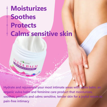 Aromlife Vulva Moisture Balm Cream, for Female Dryness Cure and Support Itching Irritation,