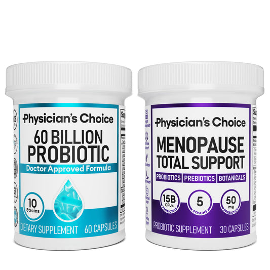 Physician's CHOICE Menopause Support + Digestive Health Support Bundle - 60ct