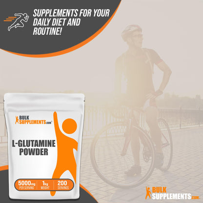 BULKSUPPLEMENTS.COM L-Glutamine Powder - Glutamine Supplement, L Glutamine