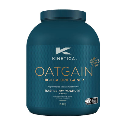 Kinetica OatGain Weight Gainer 600+ Calories & 47g Protein per Serving, 2.4 kg