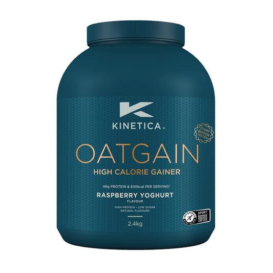 Kinetica OatGain Weight Gainer 600+ Calories & 47g Protein per Serving, 2.4 kg