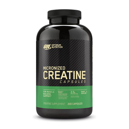 Optimum Nutrition Micronized Creatine Monohydrate Capsules, Keto Friendl