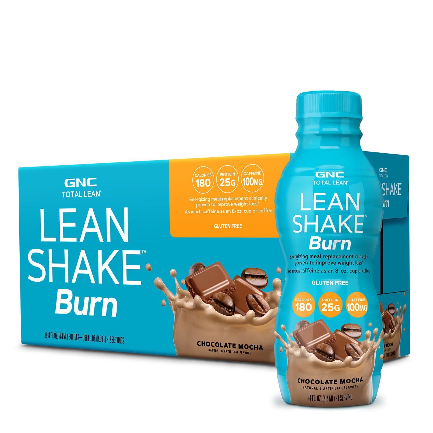 GNC Total Lean Lean Shake Burn - Chocolate Mocha