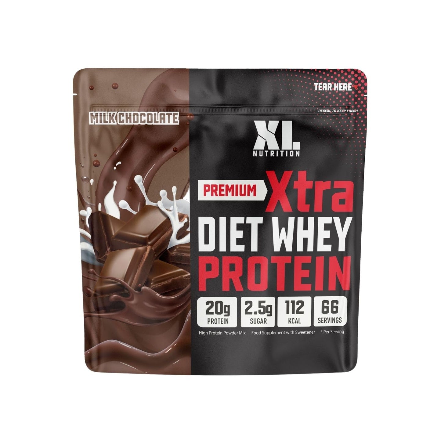 XL Nutrition Xtra Diet Whey Protein | 112 Calories | with Added L Carnitine and Green Tea Extract