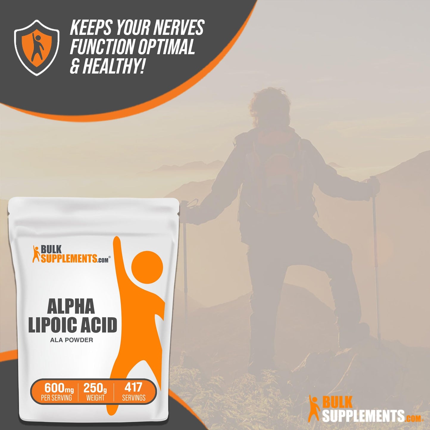 BULKSUPPLEMENTS.COM Alpha Lipoic Acid Powder - ALA Supplement, Alpha Lipoic