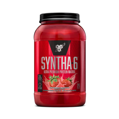 BSN SYNTHA-6 Whey Protein Powder, Strawberry Protein Powder with Micellar Casein