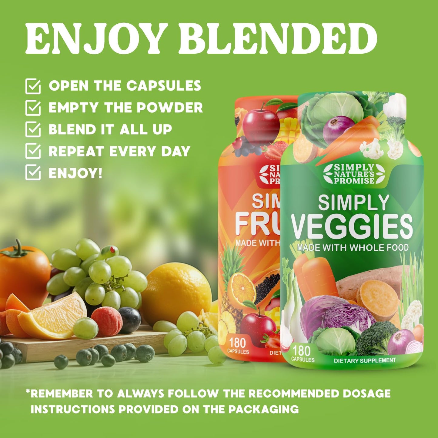 Simply Nature's Promise - Packed with Over 40 Different Fruits & Vegetables