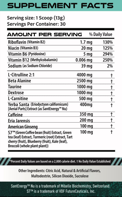 A&P Formulations Raptor Pre-Workout (Strawberry Lemonade)