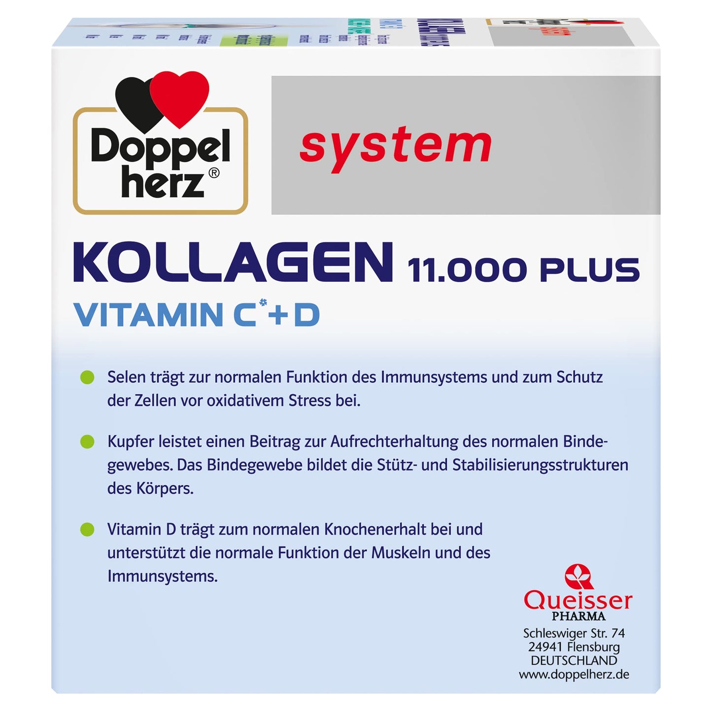 Doppelherz collagen 11,000 ampoules, 30 x 25 ml, PZN:7625039