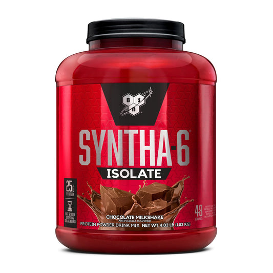 BSN SYNTHA-6 Isolate Protein Powder, Chocolate Protein Powder with Whey Protein Isolate