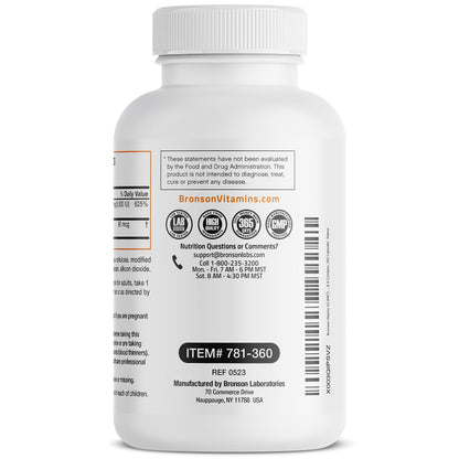 Bronson Vitamin K2 (MK7) with D3 Supplement Non-GMO Formula 5000 IU Vitamin D3