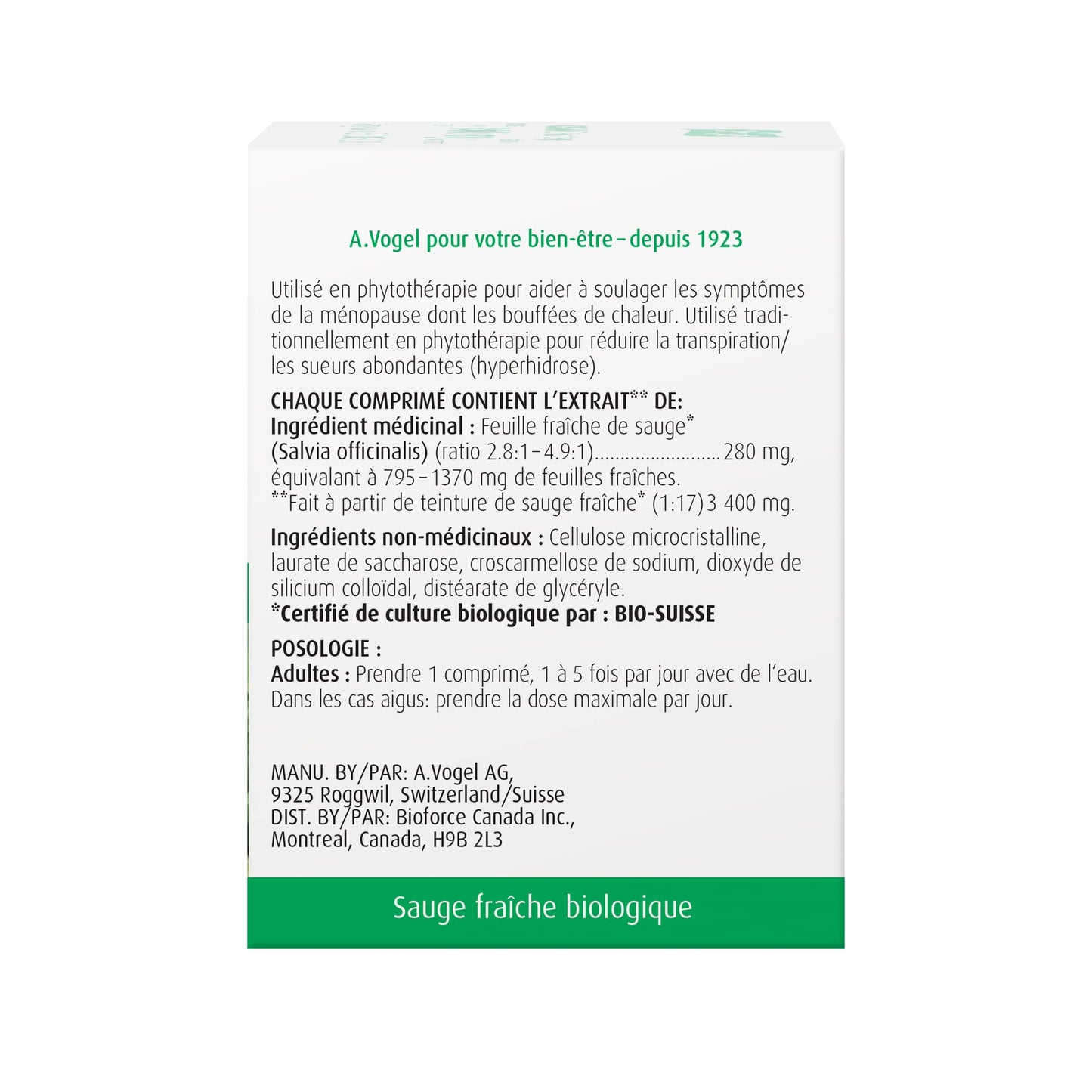 A VOGEL Organic Menopause, 30 CT