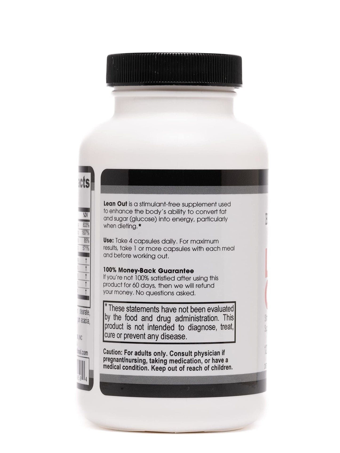 Beverly International Lean Out 120 caps. Fat Burner with Metabolic Support. Lipotropics.