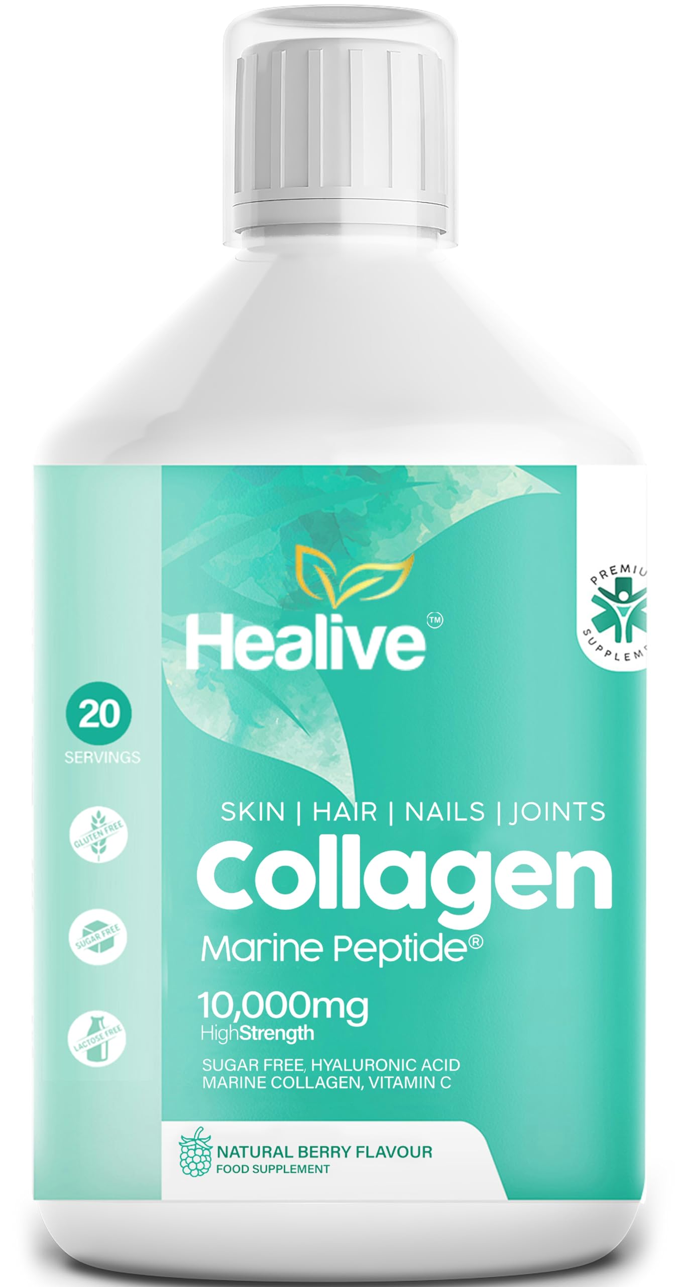 HEALIVE Marine Collagen Peptides - Skin, Hair, Nail & Joint, Support Against Premature Ageing