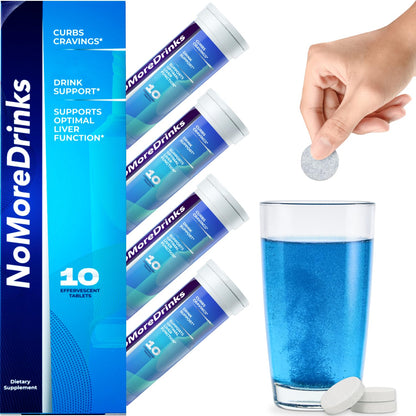 NoMoreDrinks Alcohol Cravings Reducer - Stop Drinking Alcohol Supplements & Liver 