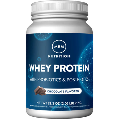 MRM Nutrition Whey Protein | Chocolate Flavored |18g Protein | with 2 Billion probiotics 