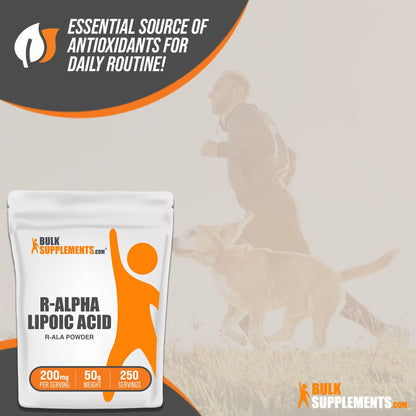 BULKSUPPLEMENTS.COM R-Alpha Lipoic Acid Powder - ALA Supplement, R Alpha Lipoic