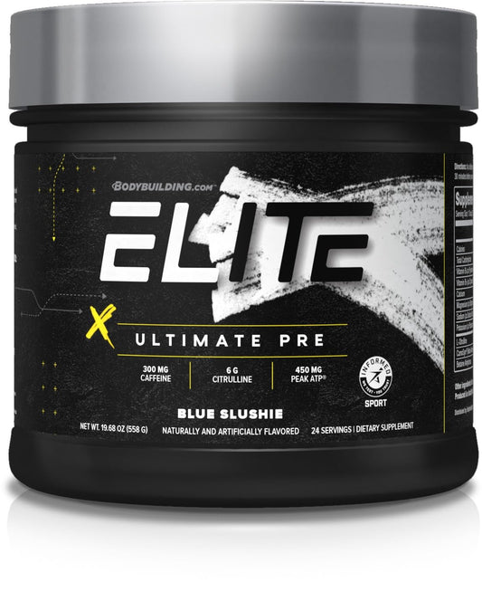 B BODYBUILDING.COM Elite Ultimate PRE Blue Slushie