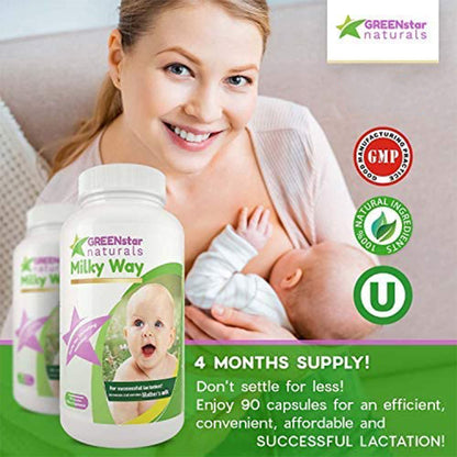 Breastfeeding Supplement Lactation Support for Increased Breast Milk, Lactation Supplement Capsules