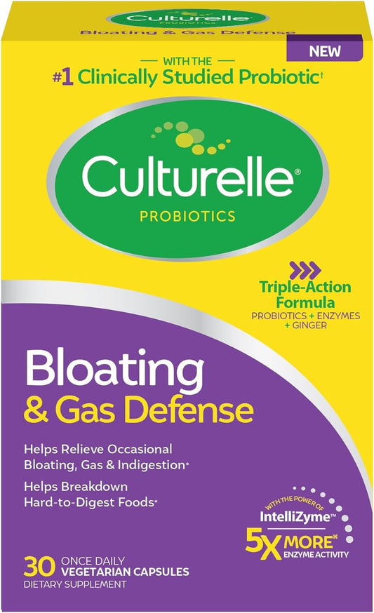 Culturelle Bloating &amp; Gas Defense, Digestive Enzymes &amp; Probiotics