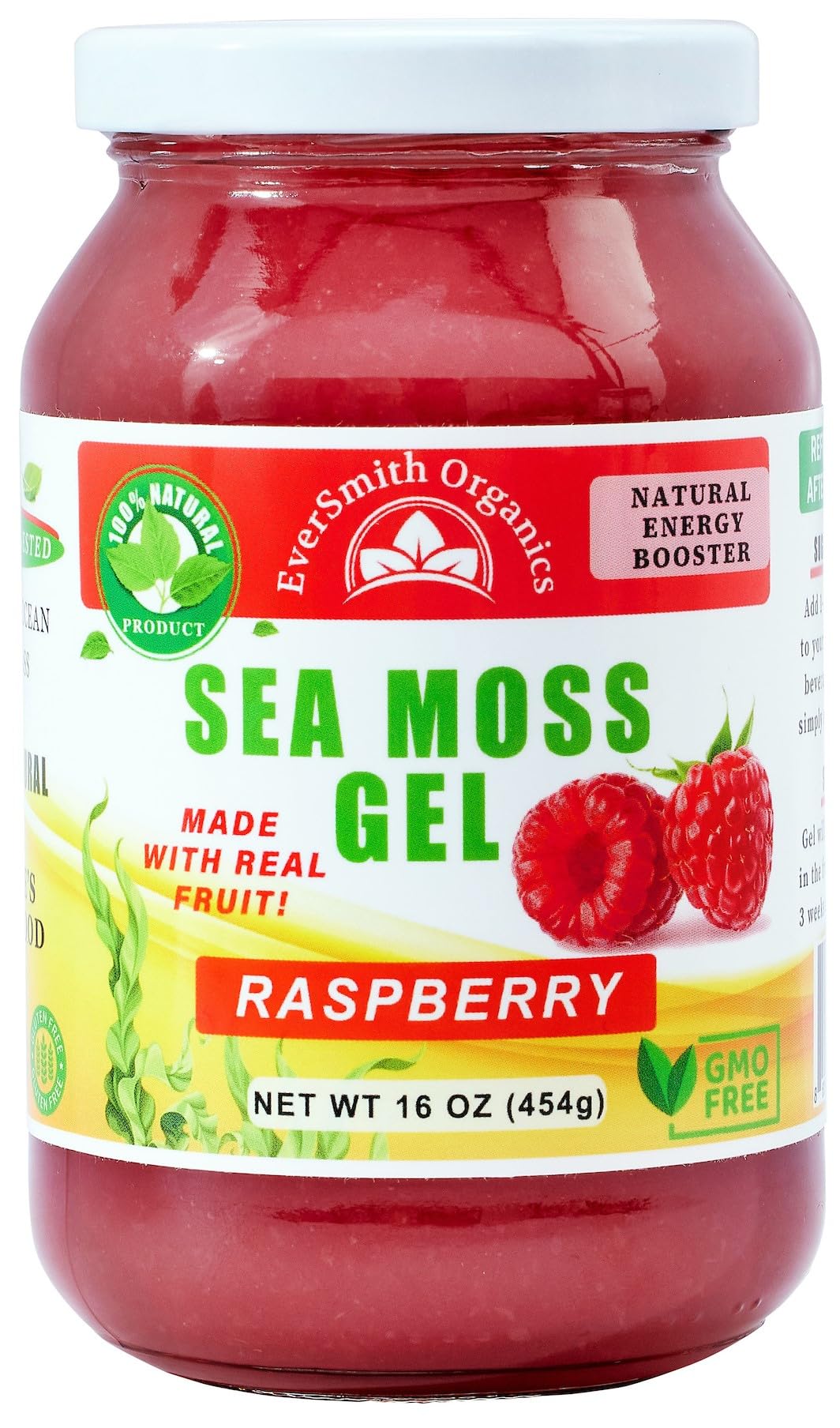 EverSmith Organics - Wildcrafted Irish Sea Moss Gel | Made in USA | Rich in Vitamins