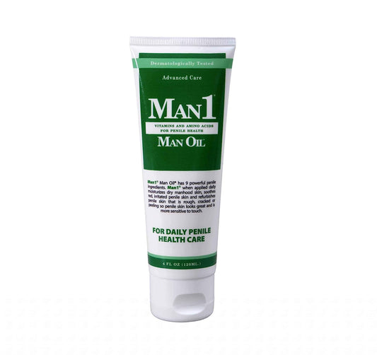 Man1 Man Oil Penile Health Cream - Advanced Care. Treat Dry, red, Crack