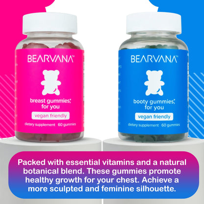 BEARVANA Bum & Chest Support Gummies for Women | Workout Enhancement