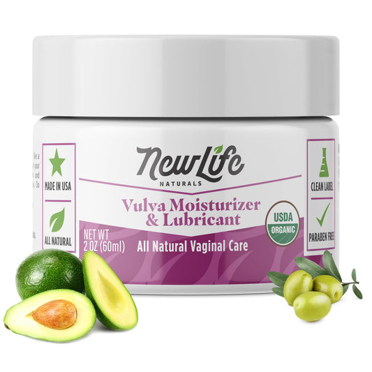 NewLife Naturals Organic Vulva Cream - Vaginal Moisturizer - Intimate Feminine Care