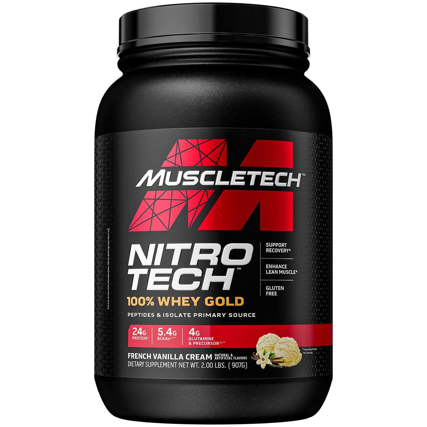 Whey Protein Powder | MuscleTech Nitro-Tech Whey Gold Protein Powder