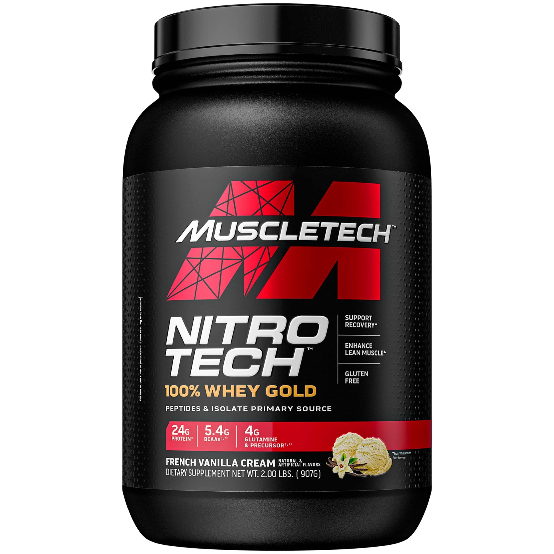 Whey Protein Powder | MuscleTech Nitro-Tech Whey Gold Protein Powder