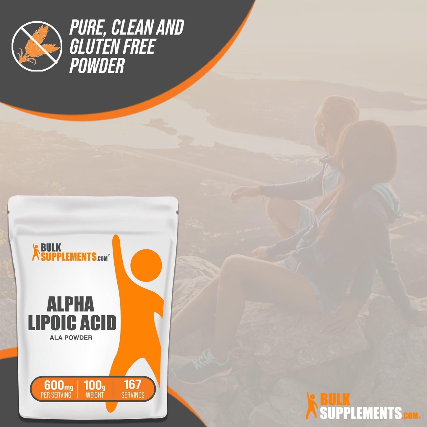 BULKSUPPLEMENTS.COM Alpha Lipoic Acid Powder - ALA Supplement, Alpha Lipoic