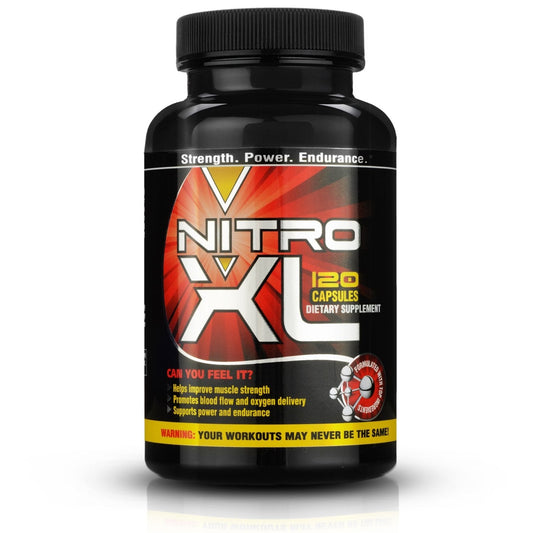 Nitro XL | Nitric Oxide Bodybuilding Supplement – with L-Arginine | Build Muscle Mass