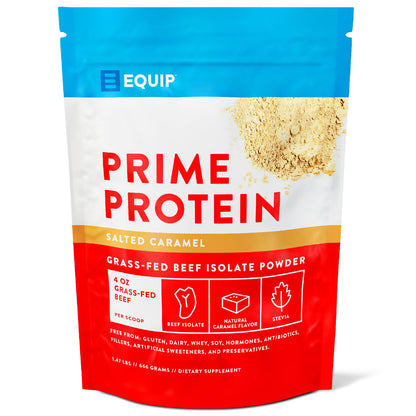 Equip Foods Prime Protein - Grass Fed Beef Protein Powder Isolate - Paleo and Keto 