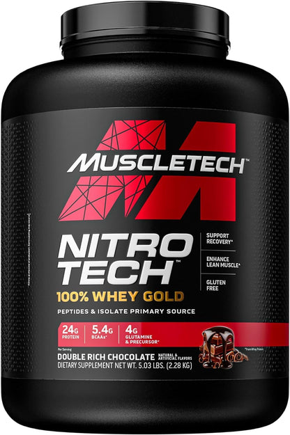 Whey Protein Powder | MuscleTech Nitro-Tech Whey Gold Protein Isolate Smoothie 