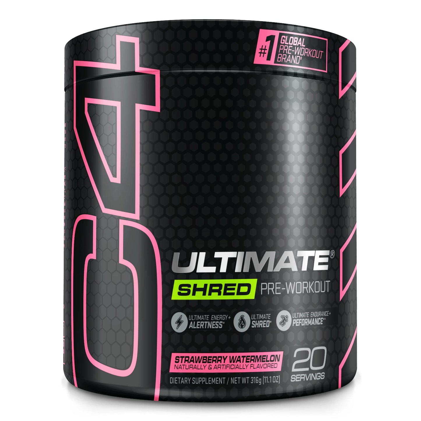 Cellucor C4 Ultimate Shred Pre Workout Powder for Men & Women, Weight Loss Supplement