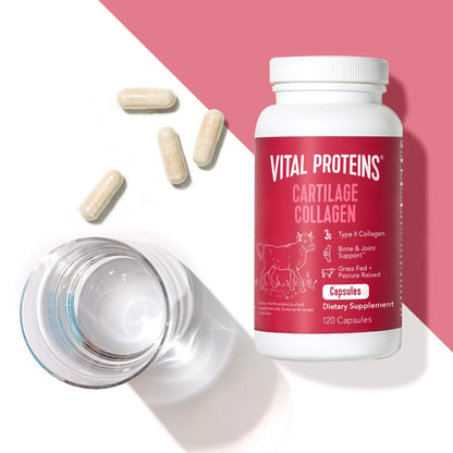 Vital Proteins Collagen Peptides Powder 19.3oz+ Collagen Pills, Type II